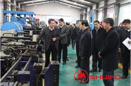 山東省副省長張超超來水泊焊割考察